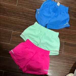 Athletic Works Kids Shorts - Blue, Mint, Pink
